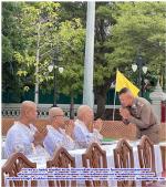 ท่าน พล.ต.อ.กิตติ์รัฐ พันธุ์เพ็ชร์ ผบ.ตร.เป็นประธานในพิธี(บวชนาคหลวง) โครงการอุปสมบทเฉลิมพระเกียรติ เพื่อน้อมเกล้าน้อมกระหม่อม ถวายเป็นพระราชกุศลแด่ พระบาทสมเด็จพระปรเมนทรรามาธิบดีศรีสินทรมหาวชิราลงกรณ พระวชิรเกล้าเจ้าอยู่หัว เนื่องในโอกาสมหามงคลวันเฉลิมพ